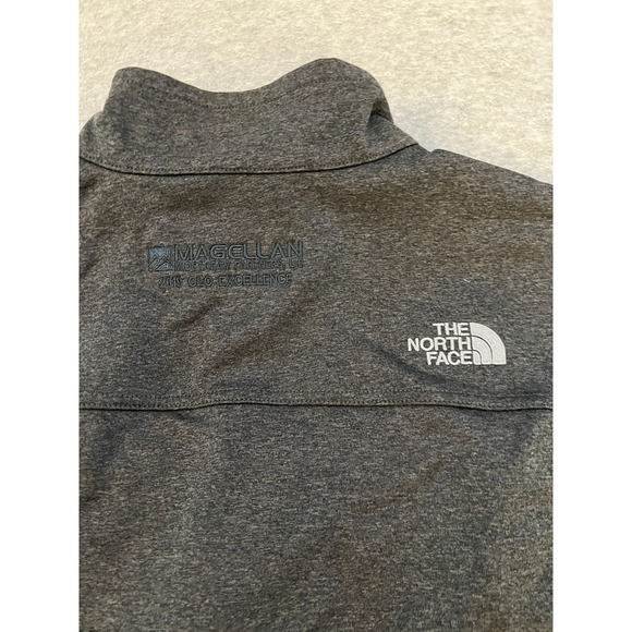 The North Face Ridgewall Soft Shell Vest Men's Large Gray Magellan Logo on Back - Picture 12 of 13